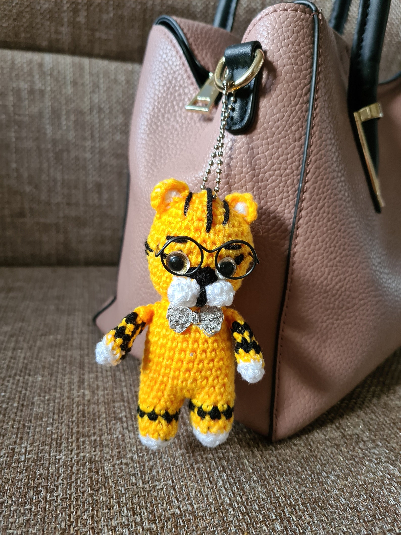 Crochet tiger toy Tiger keychain Symbol 2022 Etsy