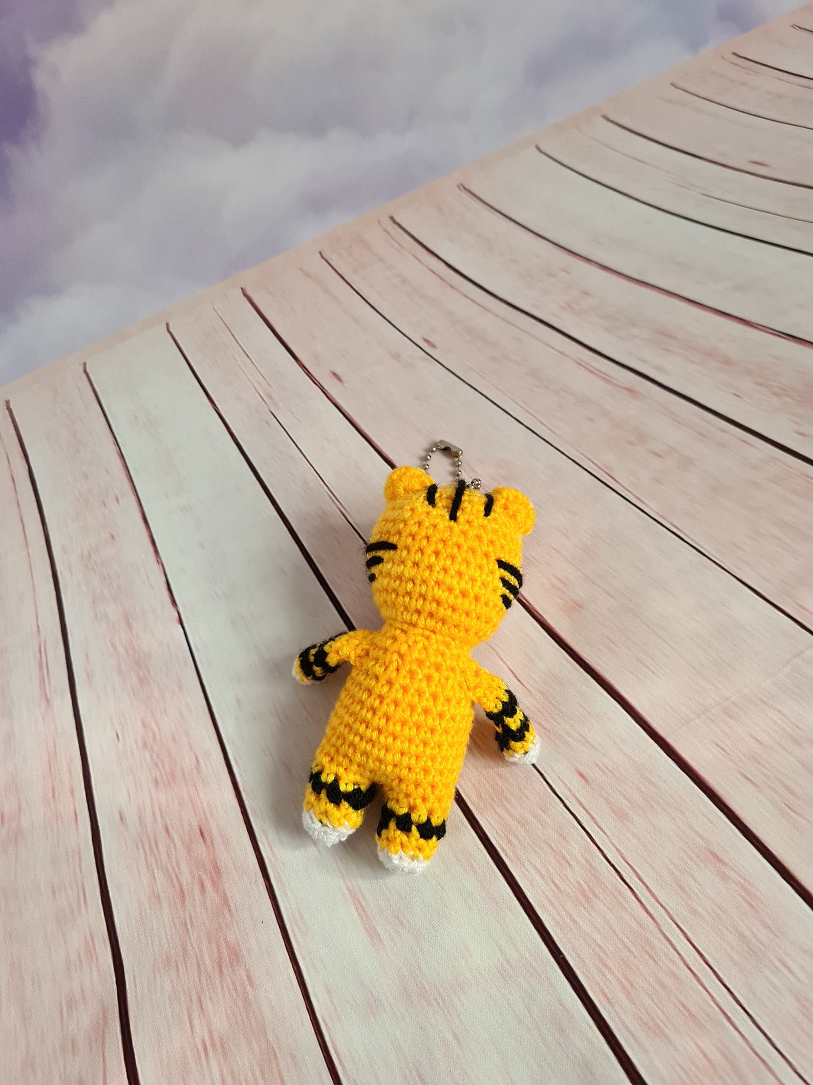 Crochet tiger toy Tiger keychain Symbol 2022 Etsy