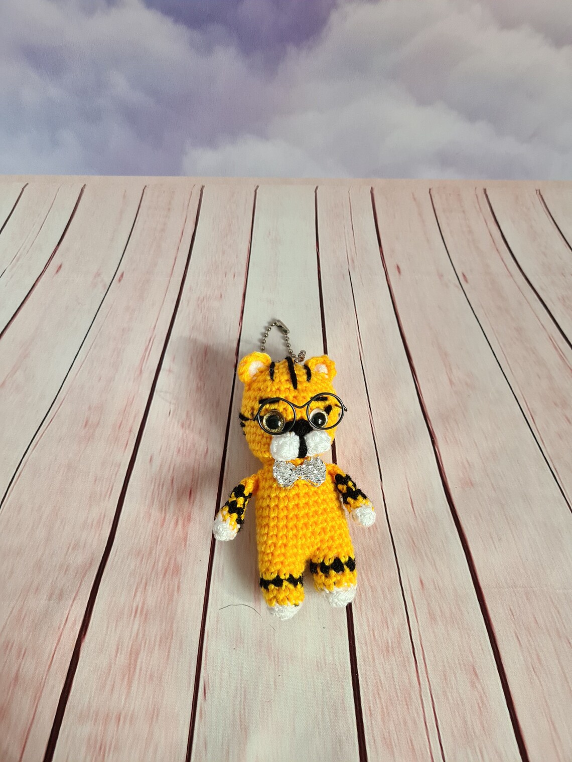 Crochet tiger toy Tiger keychain Symbol 2022 Etsy
