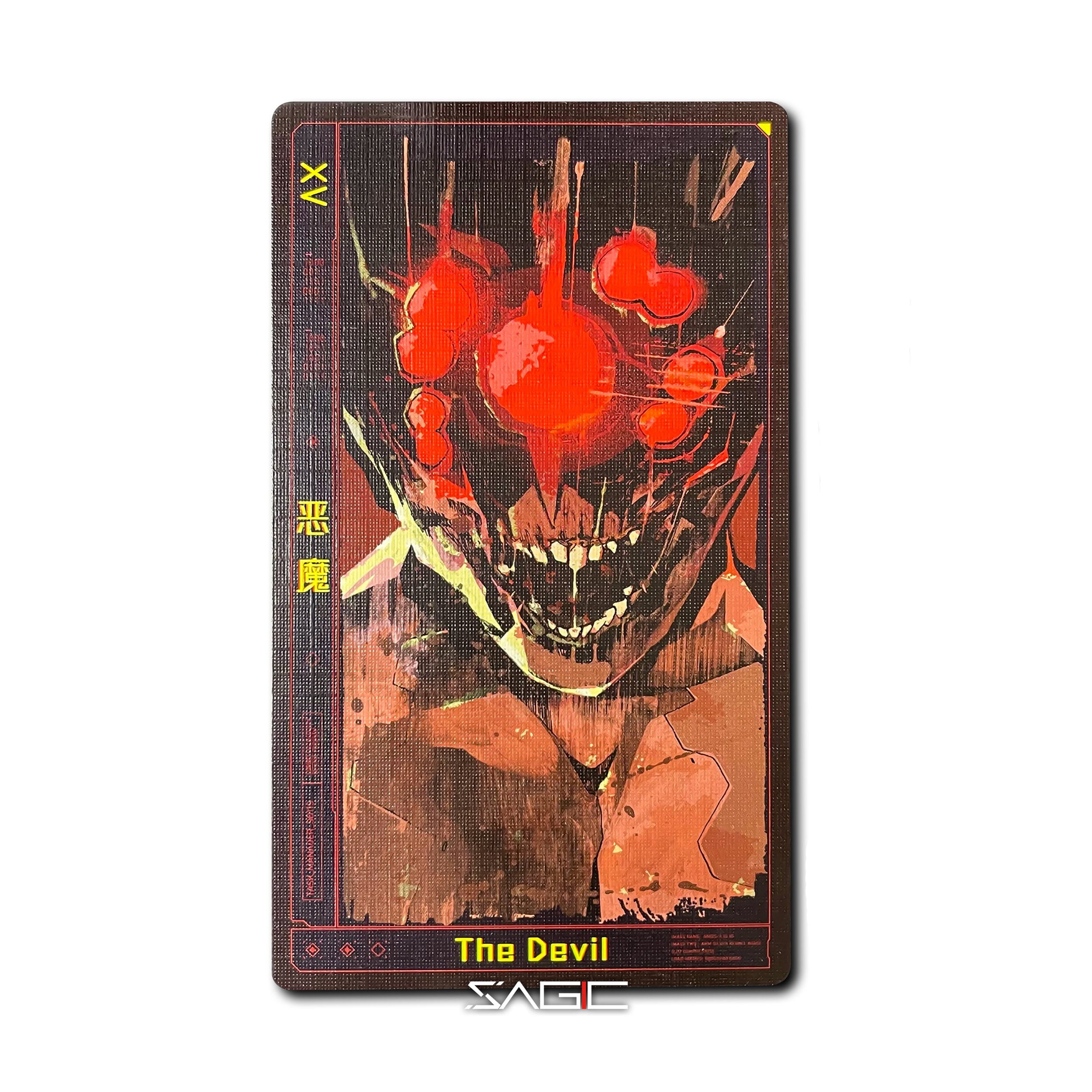 Cyberpunk 2077 Tarot Deck 22 cartes 2 cartes de collection Etsy