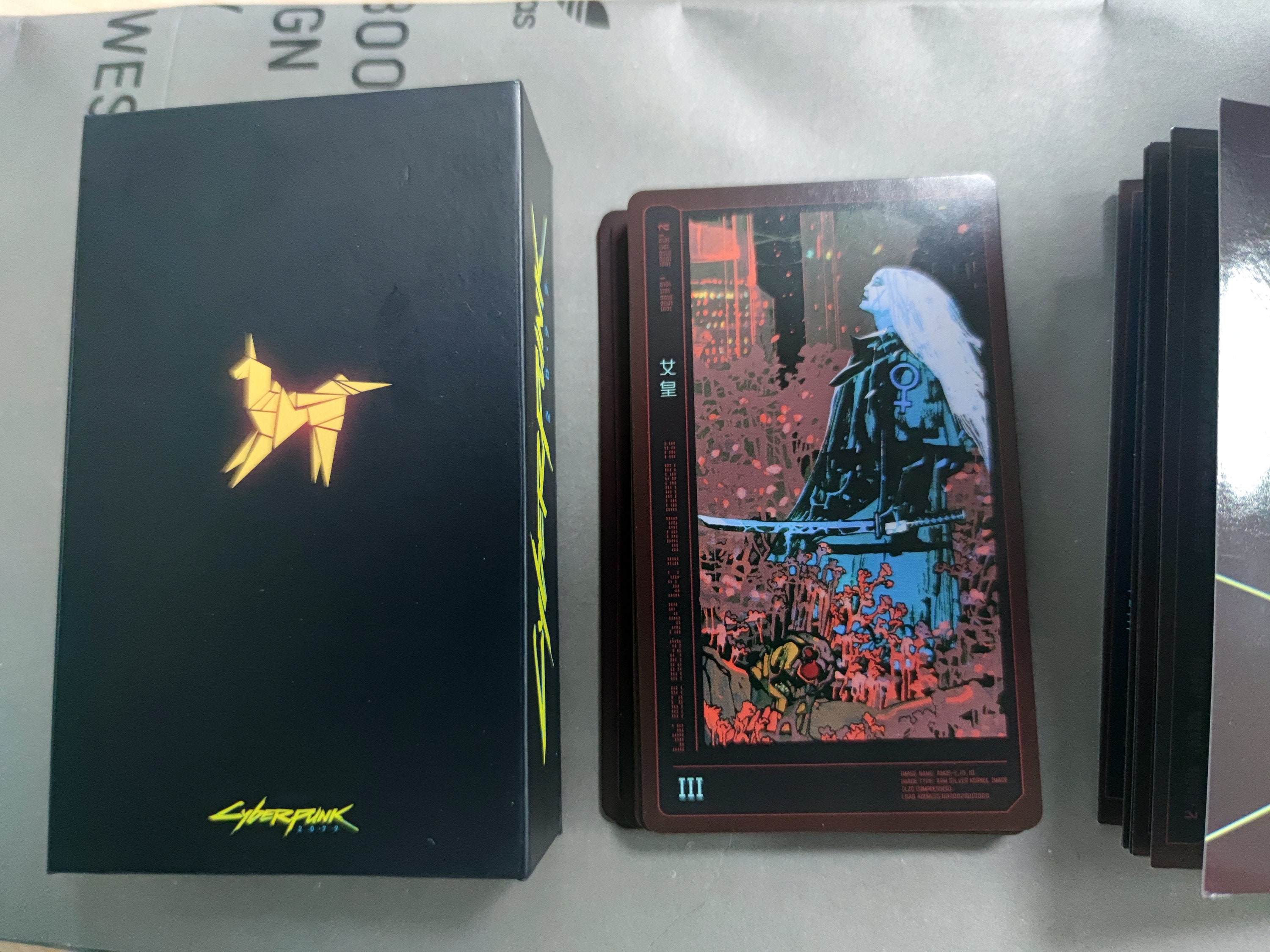 Cyberpunk 2077 TarotDeck 22 cartes Game Collection Card Etsy