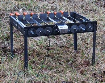 Tragbarer BBQ Grill / Tolles Kerl Geschenk für Papa Geschenk / Tragbarer Mini Mangal Grill