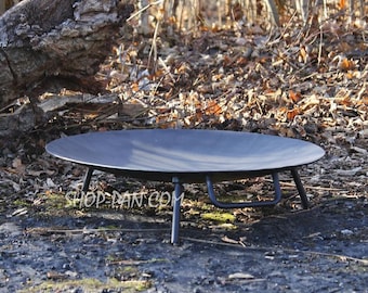 Heavy Duty Metal Fire Pit Bowl, Outdoor Wood Burning Pit, Gift for Camper for Him
