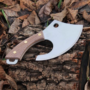 Kitchen hatchet knife made of steel, hatchet Viking axe, Viking Style Axe Chef Gift for Men and Women on Anniversary