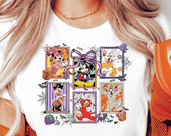 Mickey and Friends Spooky Shirt, Disney Halloween Tee, Minnie Pumpkin Shirt, Cute Halloween Graphic Tee, Disney Fall Outfit, Trick or Treat