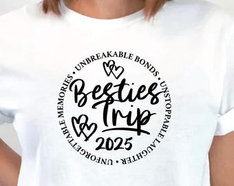 Besties Trip Shirt, Girls Vacation 2026, Group Beach Summer T-Shirt