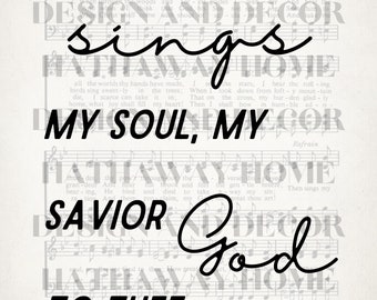 Then Sings My Soul Print