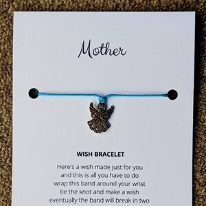 Mother - Mother&#39;s Day Gift - Wish Bracelet - Mother&#39;s Day Wish Bracelet - Happy Mother&#39;s Day - Mother&#39;s Day Card