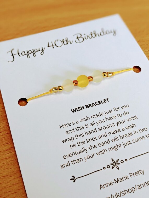 Happy 40th! Bracelet Happy 40th! Bracelet