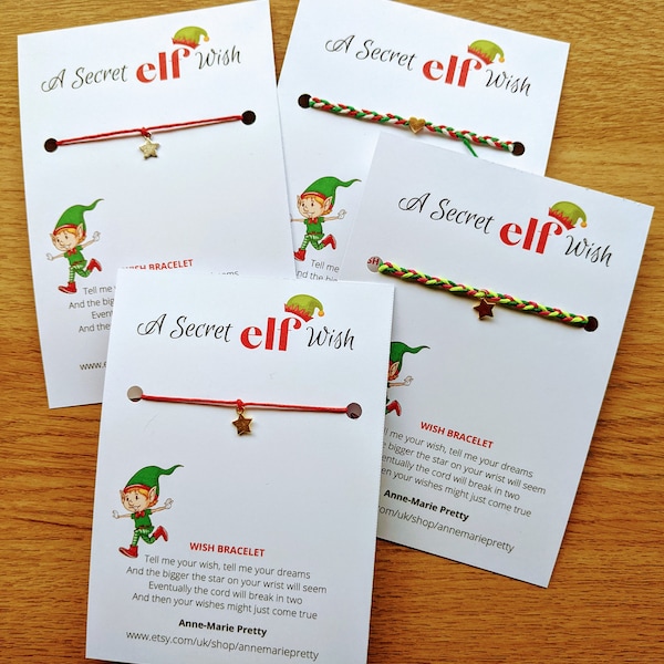 Pulsera personalizada de elfo: ideal para el calcetín navideño