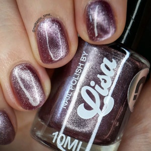 Baby It&#39;s Cold Outside Magnetic Nail Polish Handmade Indie Brand UK Varnish