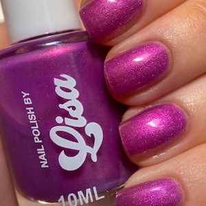 Butterfly Pea - Thermo 10 Gratis Nagellack Indie Brand UK Varnish