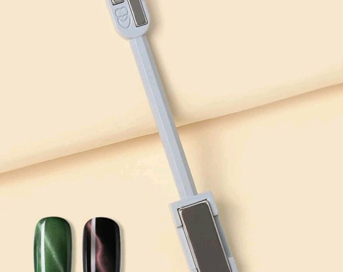 Magnetic Multichrome Nail Polish Set: Aubergine Shimmer, Handmade, Vegan