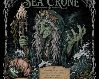 The Sea Crone  - Magnetic Multichrome Handmade Indie Brand UK Varnish