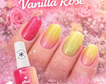 Vanilla Rose Thermal 10 free nail polish Indie Brand UK Varnish