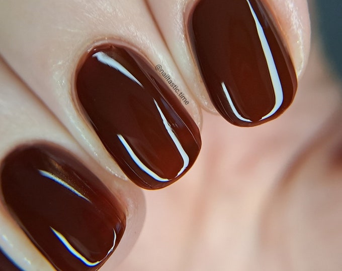 Cocoa  Nail Polish Handmade Indie Brand UK Varnish