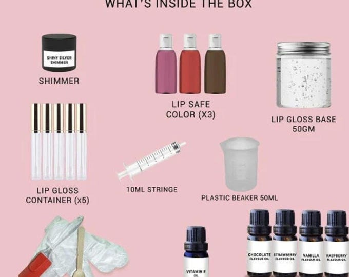 Make your own lip gloss kit
