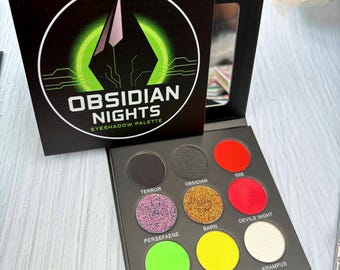 Obsidian nights -Eyeshadow Palette