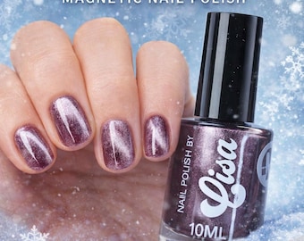 Baby It's Cold Outside Magnetic Nail Polish Handmade Indie Brand UK Varnish
