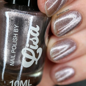 Cobwebs Shimmer Magnetic Nail Polish Handmade Indie Brand UK Varnish