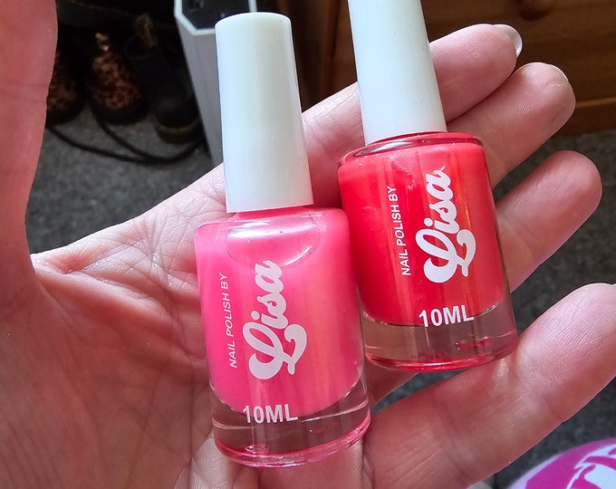 Kinky pink  -, Thermal 10 free nail polish Indie Brand UK Varnish.