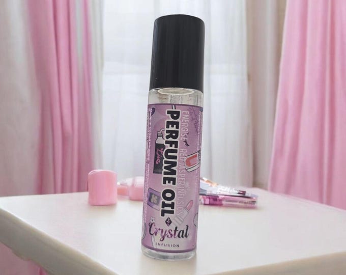 crystal infused perfume oils
