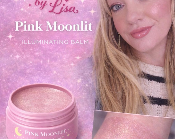 Pink moonlit illuminating balm