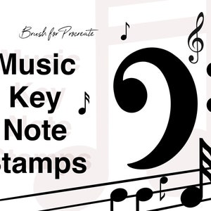 28 Music Note Stamps for Procreate