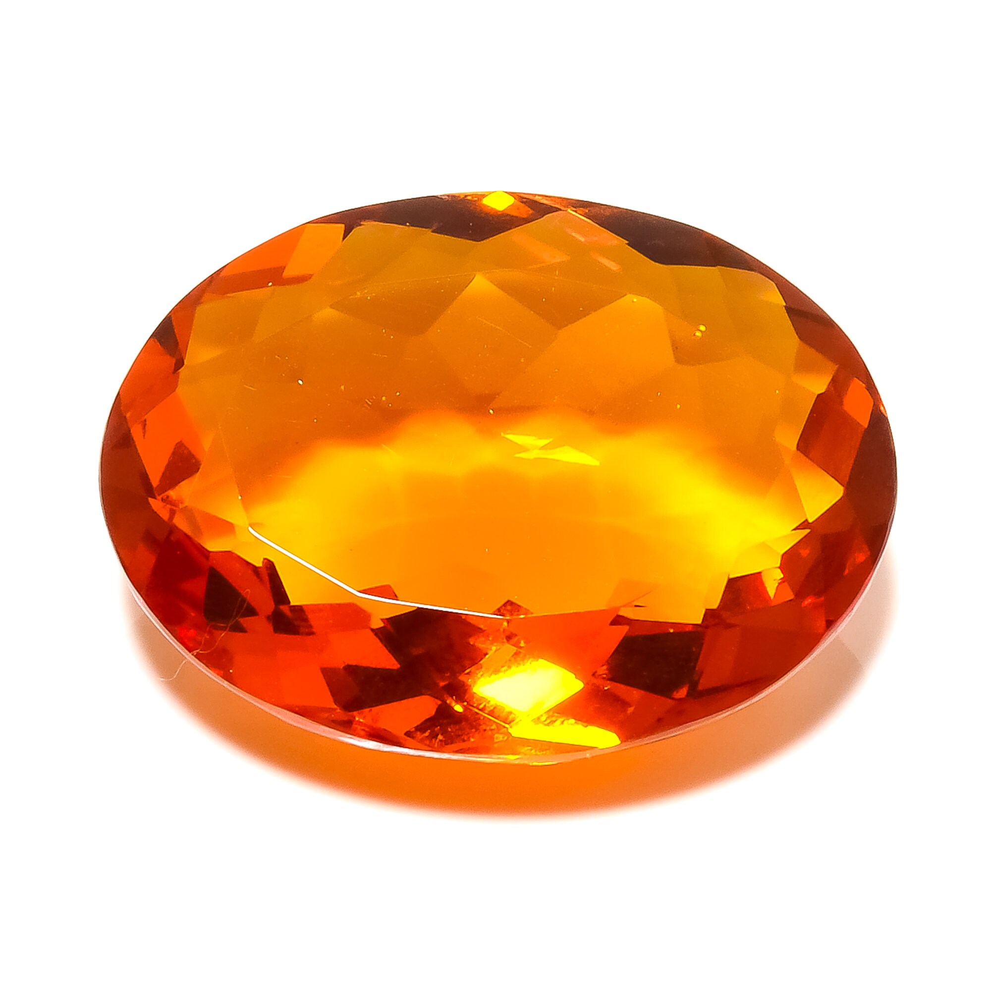 30X40 MM Loose Citrine Faceted Oval Gemstonelabcreated Etsy