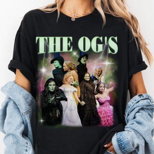 Kristin Chenoweth Idina Menzel Comfy Bootleg, Vintage Wicked Musical Shirt, Wicked Movie Merch, Broadway Theatre Gift, Musical Tee