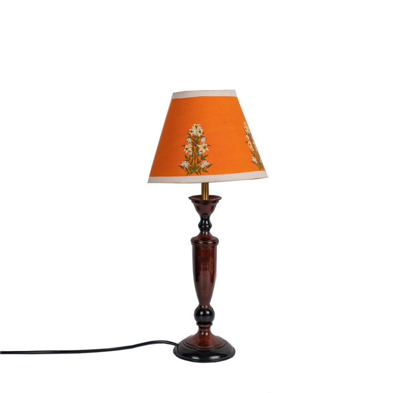 Customized Artisan Designer Lampshade: Hand-Painted Decorative Lamp Shade for Bedroom, Home, and Office Lamps. image 5