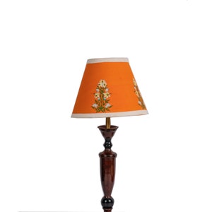 Customized Artisan Designer Lampshade: Hand-Painted Decorative Lamp Shade for Bedroom, Home, and Office Lamps. Lamp 2