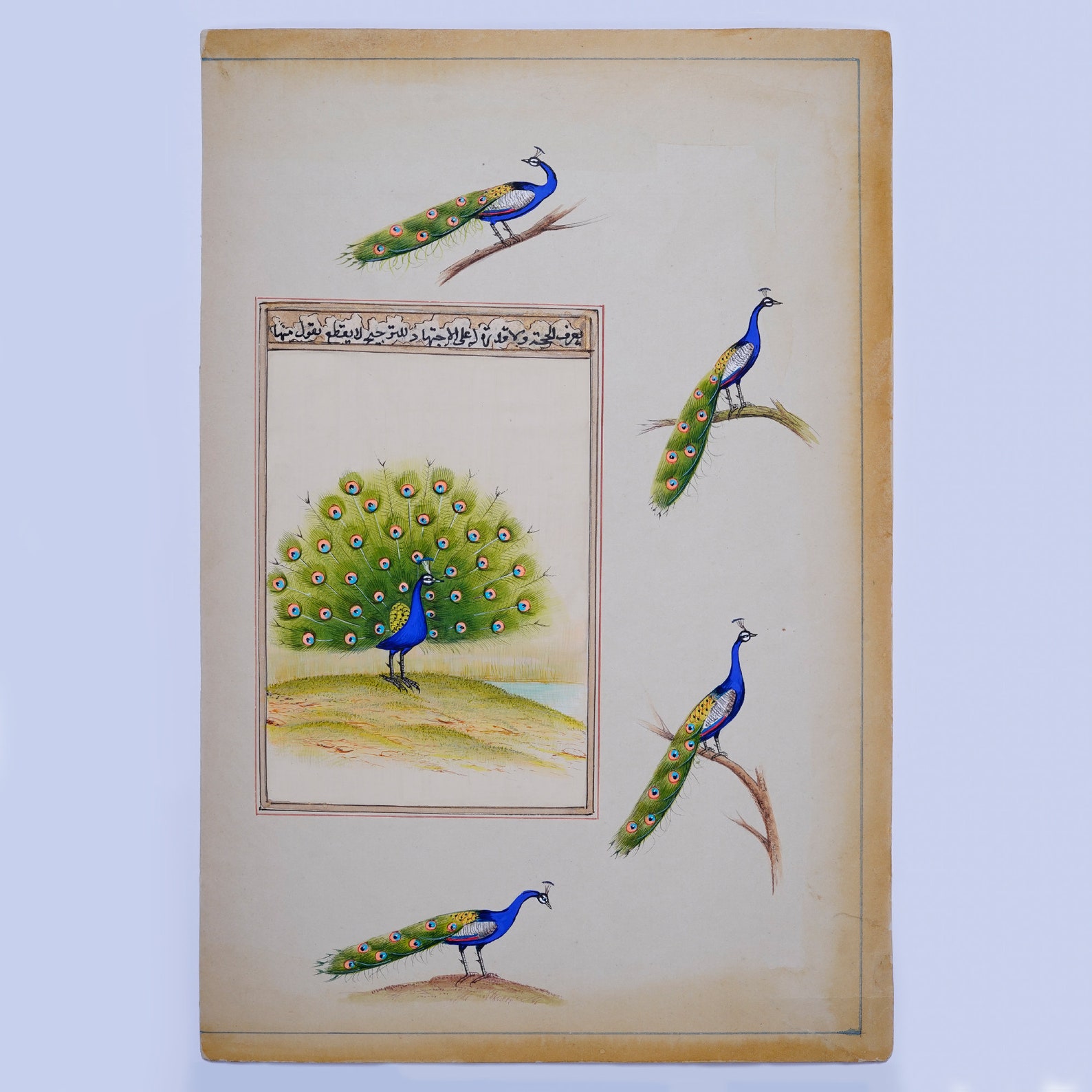 Handmade Painting Handmade painting on Vintage Paper Wall Etsy