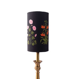 Customized Artisan Designer Lampshade: Hand-Painted Decorative Lamp Shade for Bedroom, Home, and Office Lamps. Lamp 1