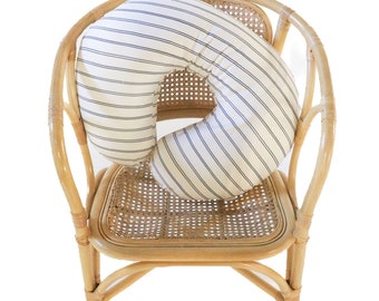 Stripe Beige Nursing Pillow Cover - Breastfeeding Pillow Cover - Nursing Support Pillow Cover- Newborn breastfeeding nursing pillow