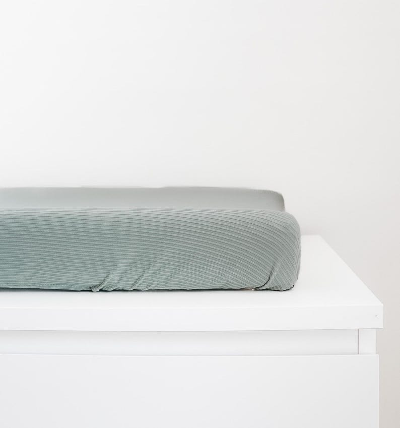 Neutral Changing Mat Sea Green Stretchy Diaper Changing Pad Cover Elastic Band - Neutral ...