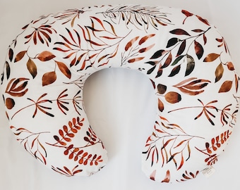 Leaves Nursing Pillow Cover -Baby Nursing Pillow Cover - Tummy Time Support - Baby Essentials - Leaves Breastfeeding Support Pillow Cover