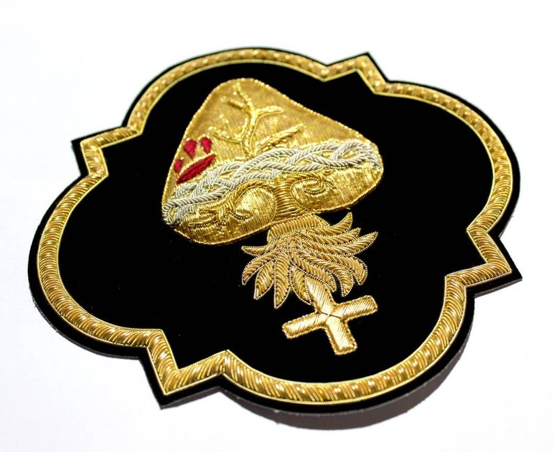 Sacred Heart Applique for Catholic Vestment on Black Velvet Etsy