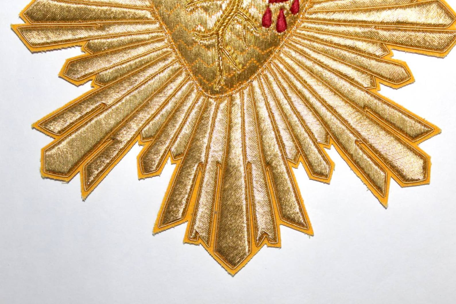 Sacred Heart of Jesus and Rays Applique Cut Out for Catholic - Etsy