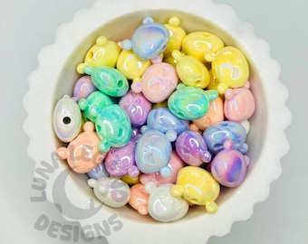 3D Gothic Kawaii Character Beads: Mischievous Acrylic Face Beads for DIY Crafts