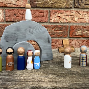 Christian Easter Peg Doll Set