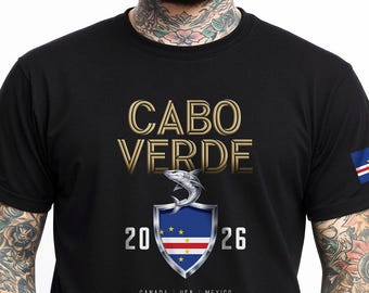 Cape Verde -  2026 T-Shirt – National Mascot Soccer Tee