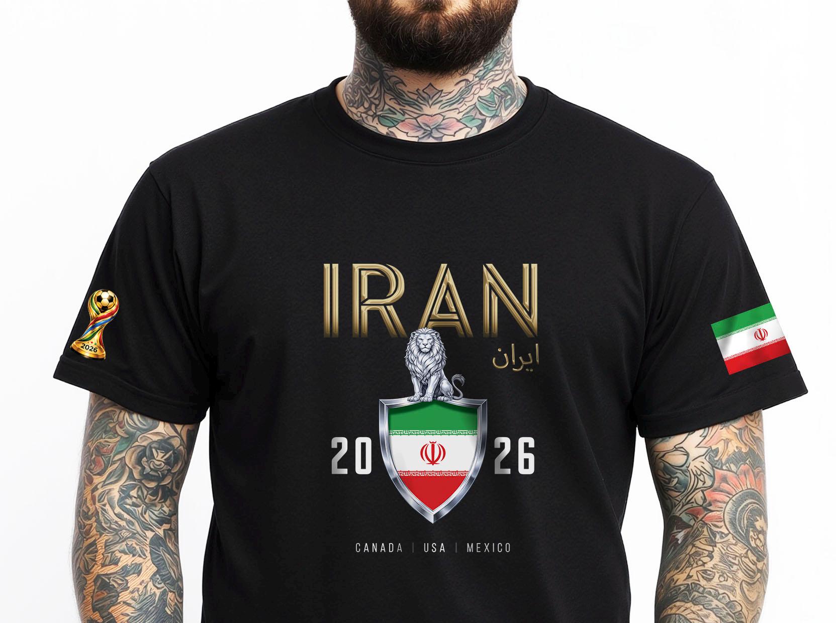 Iran - 2026 T-shirt – National Mascot Collector Tee - Etsy