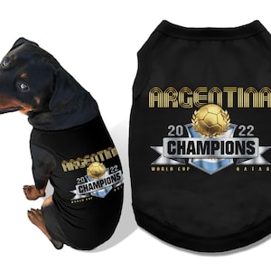 World Cup 2022 CHAMPIONS - ARGENTINA - DOG Tank Top!