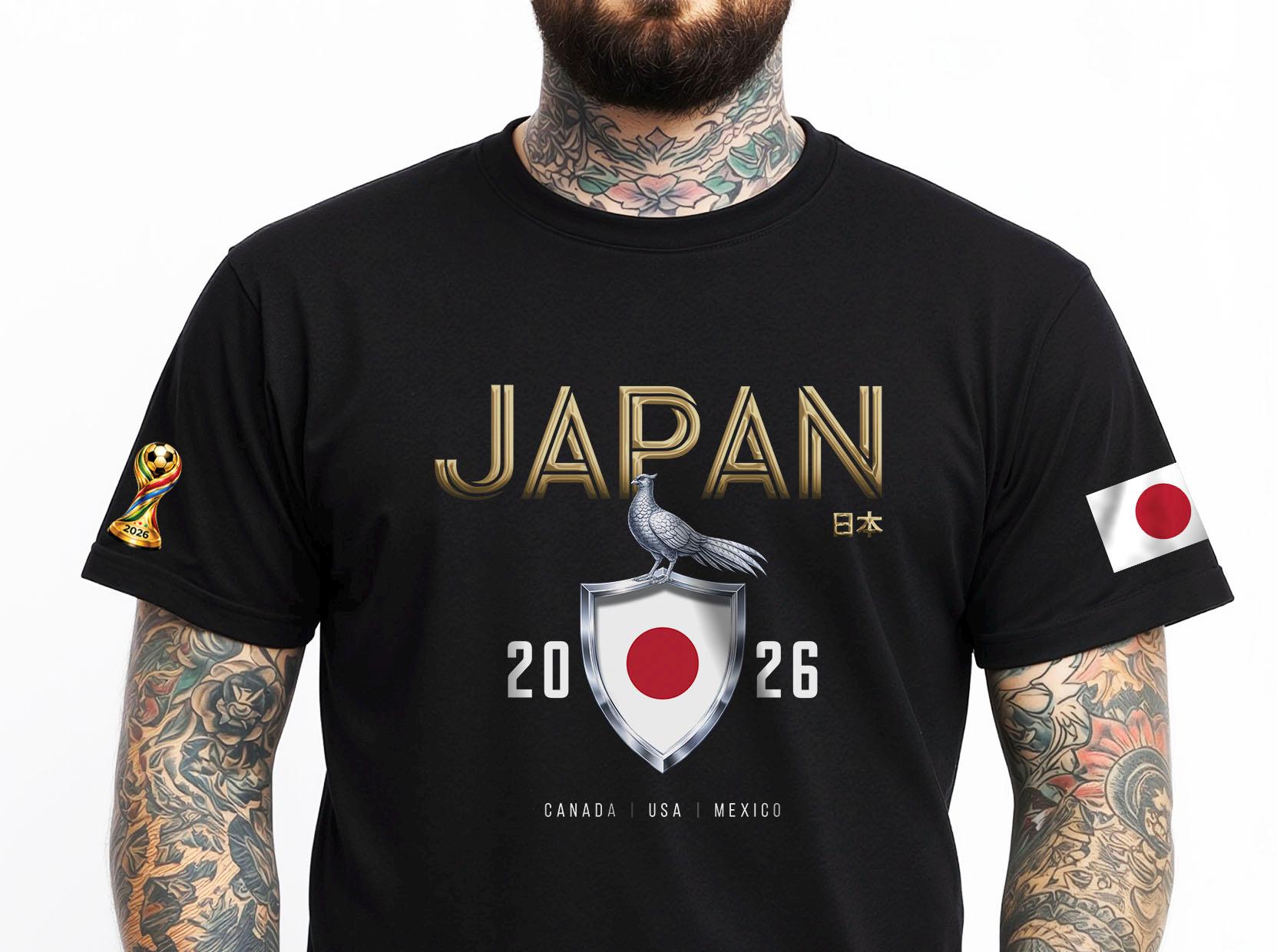 Japan - 2026 T-shirt – National Mascot Emblem, Collector's Tee - Etsy