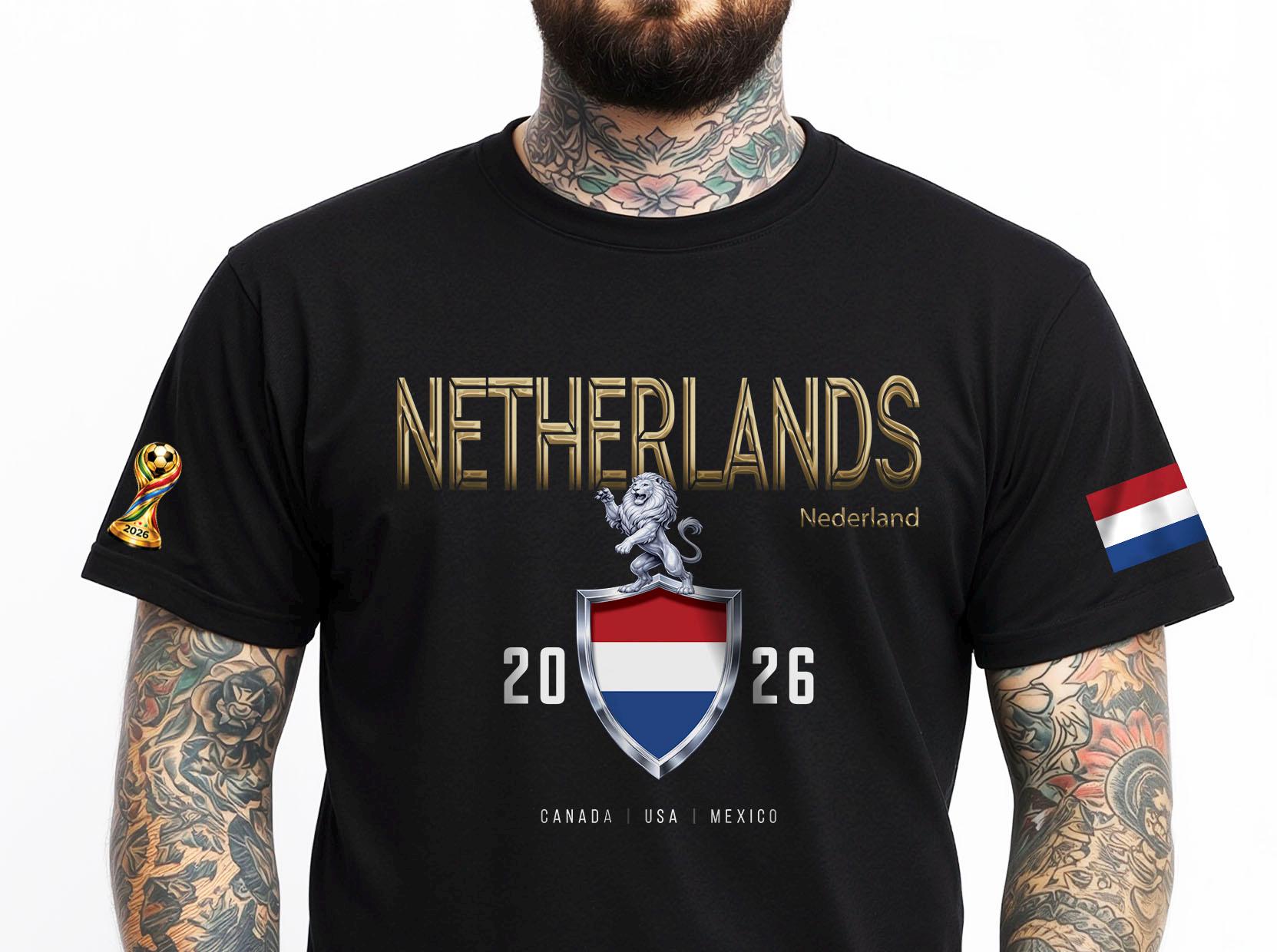 Netherlands - 2026 T-shirt – National Mascot Collector Tee - Etsy