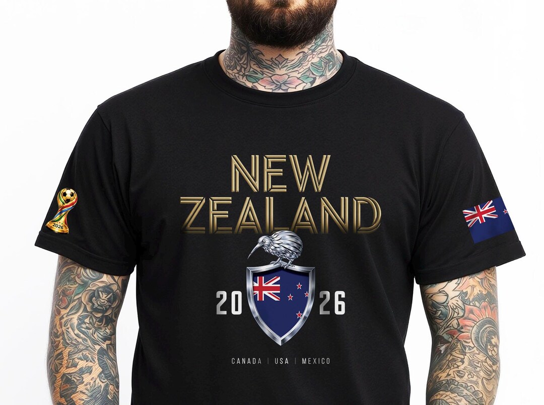 New Zealand - 2026 T-shirt – National Mascot Collector Tee - Etsy