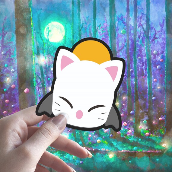 Final Fantasy Moogle Magic Sticker Kupo Mascot Mog Bumper Etsy