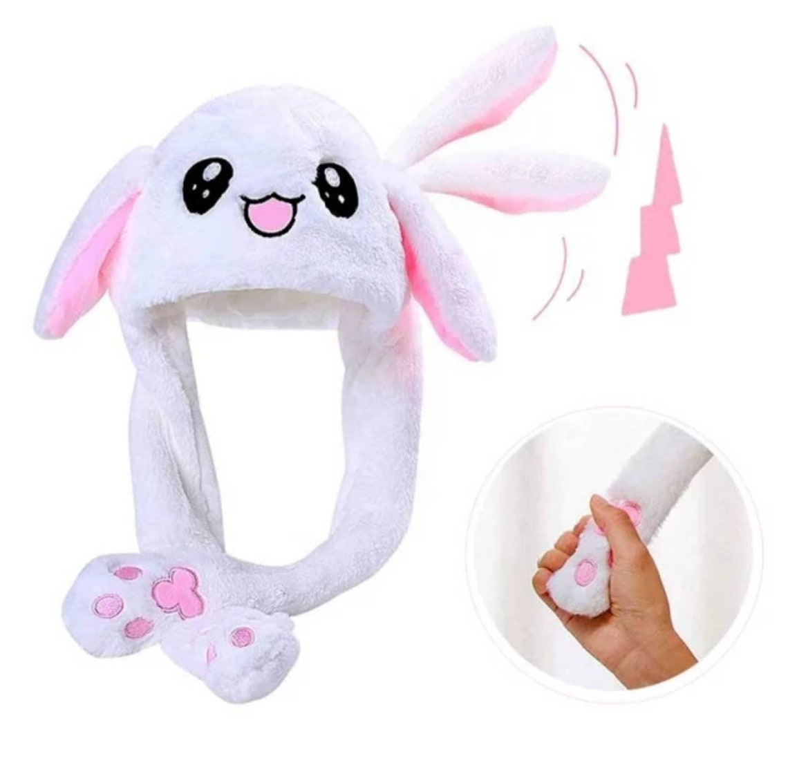 Bunny Ear Flapping Hat/moving Ear Hat/very Funny/kawaii Bunny Etsy