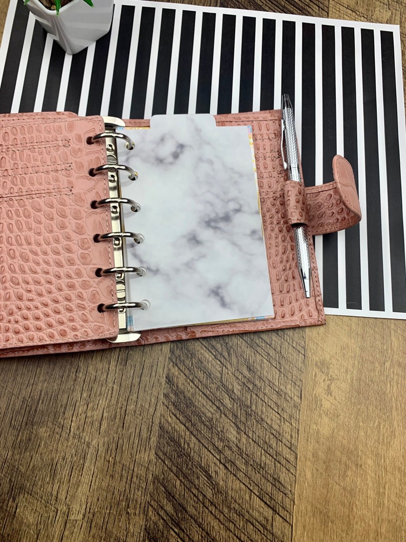 Top Tabbed Dashboard for A7 Planners Pocket Size Planner - Etsy